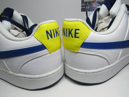NIKE COURT VISION LOW WHITE BLUE EN CAJA