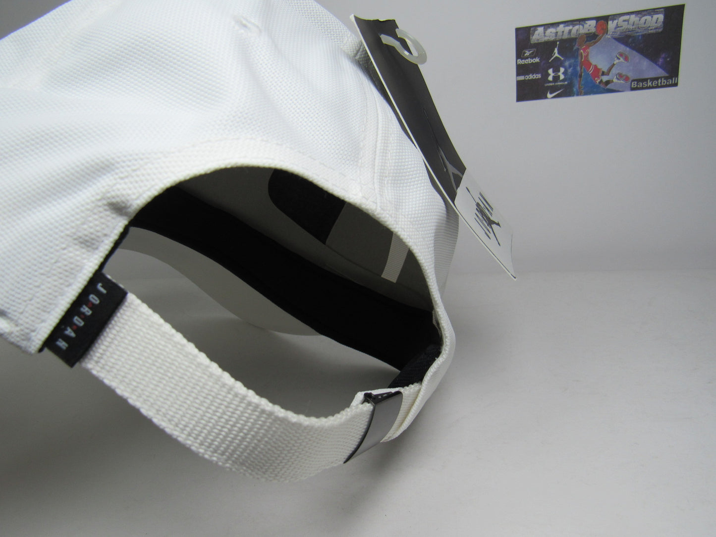 GORRA JORDAN JUMPMAN METAL CURVA WHITE UNITALLA ADULTO