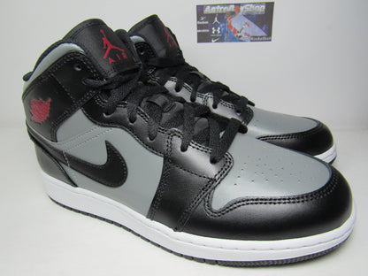 JORDAN 1 MID KIDS SHADOW RED EN CAJA