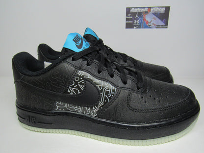 NIKE AIR FORCE ONE "COMPUTER CHIP" GS KIDS SUELA FOSFO