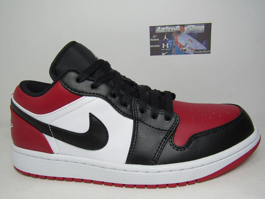 JORDAN 1 LOW "BRED TOE" EN CAJA