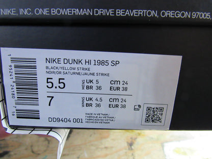 NIKE DUNK HIGH 85 YELLOW ACID WAHS EN CAJA