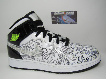 JORDAN 1 MID GS KIDS DIY GRAFITTI EN CAJA