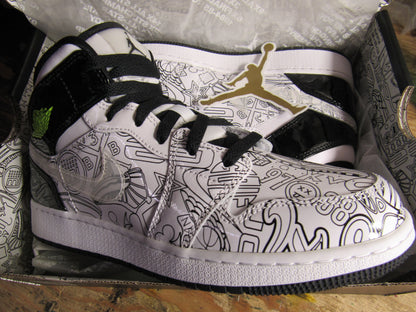 JORDAN 1 MID GS KIDS DIY GRAFITTI EN CAJA