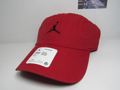 GORRA JORDAN CURVA H86 WASHED GYM RED UNITALLA