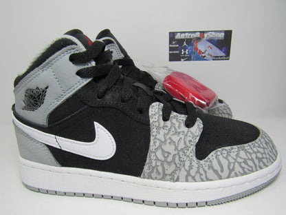 JORDAN 1 MID ELEPHANT PRINT GS KIDS EN CAJA