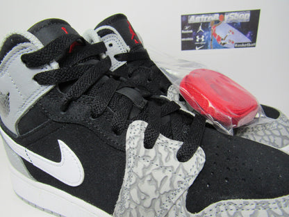 JORDAN 1 MID ELEPHANT PRINT GS KIDS EN CAJA