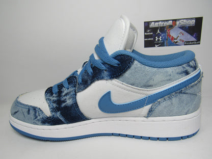 JORDAN 1 LOW GS KIDS DENIM EN CAJA
