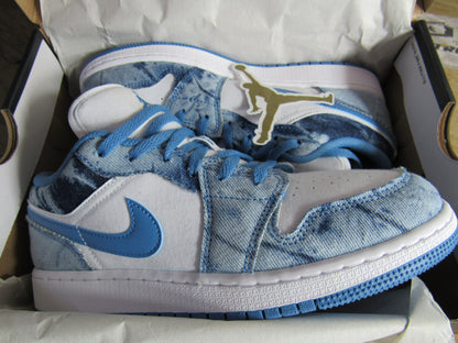 JORDAN 1 LOW GS KIDS DENIM EN CAJA