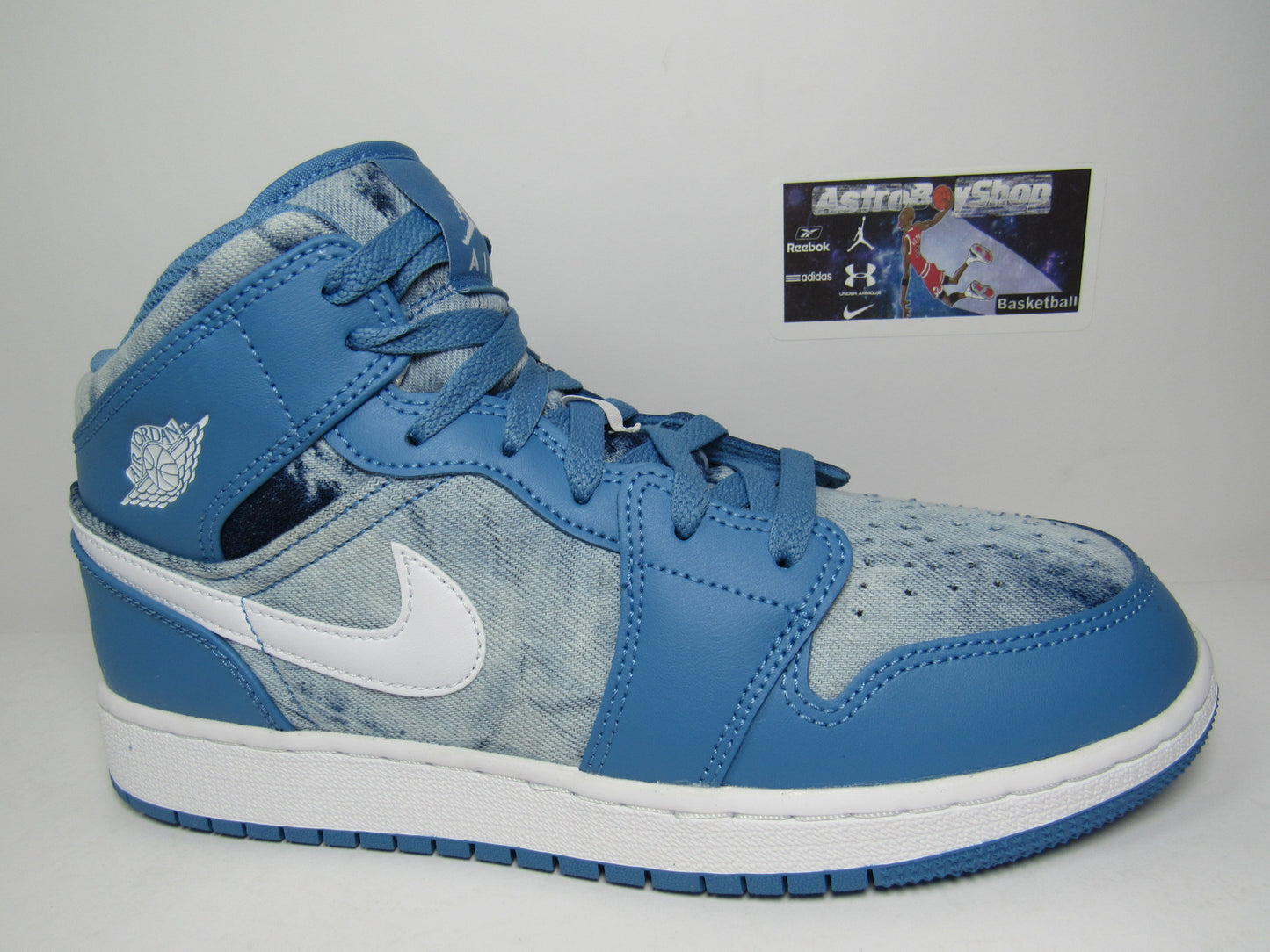 JORDAN 1 MID WASHED DENIM EN CAJA