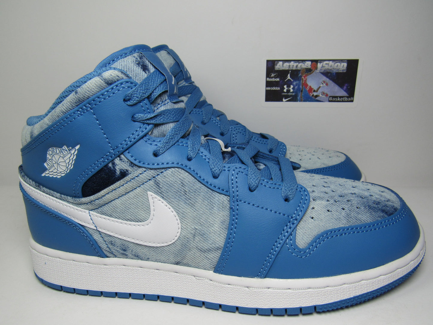 JORDAN 1 MID WASHED DENIM EN CAJA