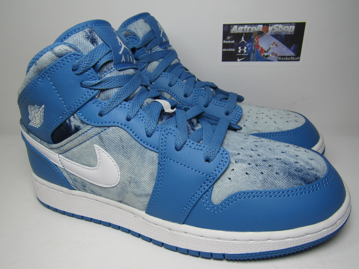 JORDAN 1 MID WASHED DENIM EN CAJA