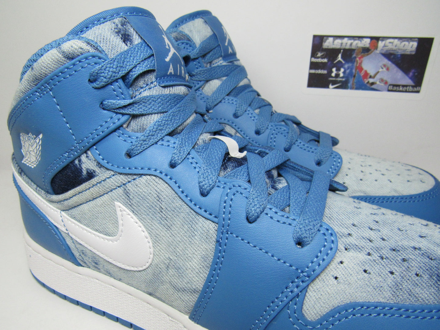 JORDAN 1 MID WASHED DENIM EN CAJA