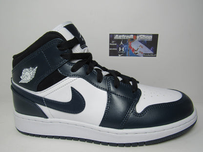 JORDAN 1 MID ARMORY NAVY KIDS EN CAJA