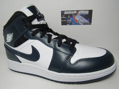 JORDAN 1 MID ARMORY NAVY KIDS EN CAJA