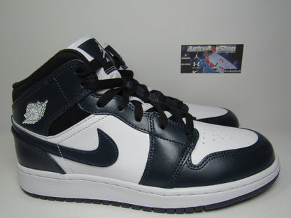 JORDAN 1 MID ARMORY NAVY KIDS EN CAJA