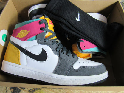 JORDAN 1 ZOOM COMFORT ANTHRACITE MULTICOLOR EN CAJA