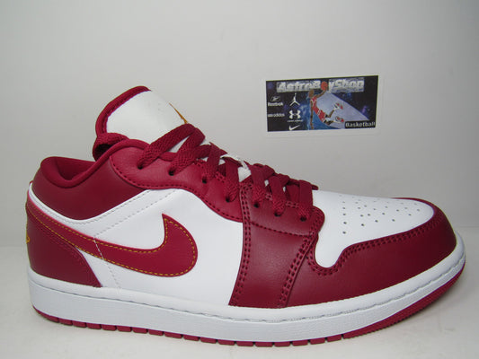 JORDAN 1 LOW CARDINAL RED EN CAJA