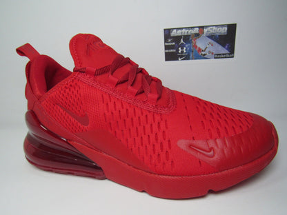 NIKE AIR MAX 270 TRIPLE RED EN CAJA