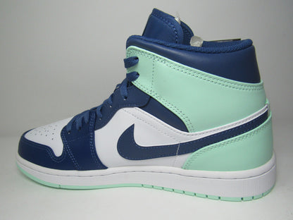 JORDAN 1 MID BLUE MINT EN CAJA