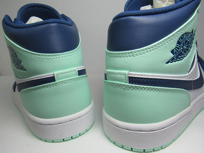 JORDAN 1 MID BLUE MINT EN CAJA