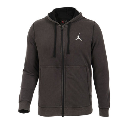 CHAMARRA JORDAN DRI-FIT DESLAVADA BLACK