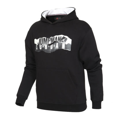 SUDADERA JORDAN FLEECE GRAPHIC JUMPMAN BLACK