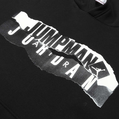 SUDADERA JORDAN FLEECE GRAPHIC JUMPMAN BLACK