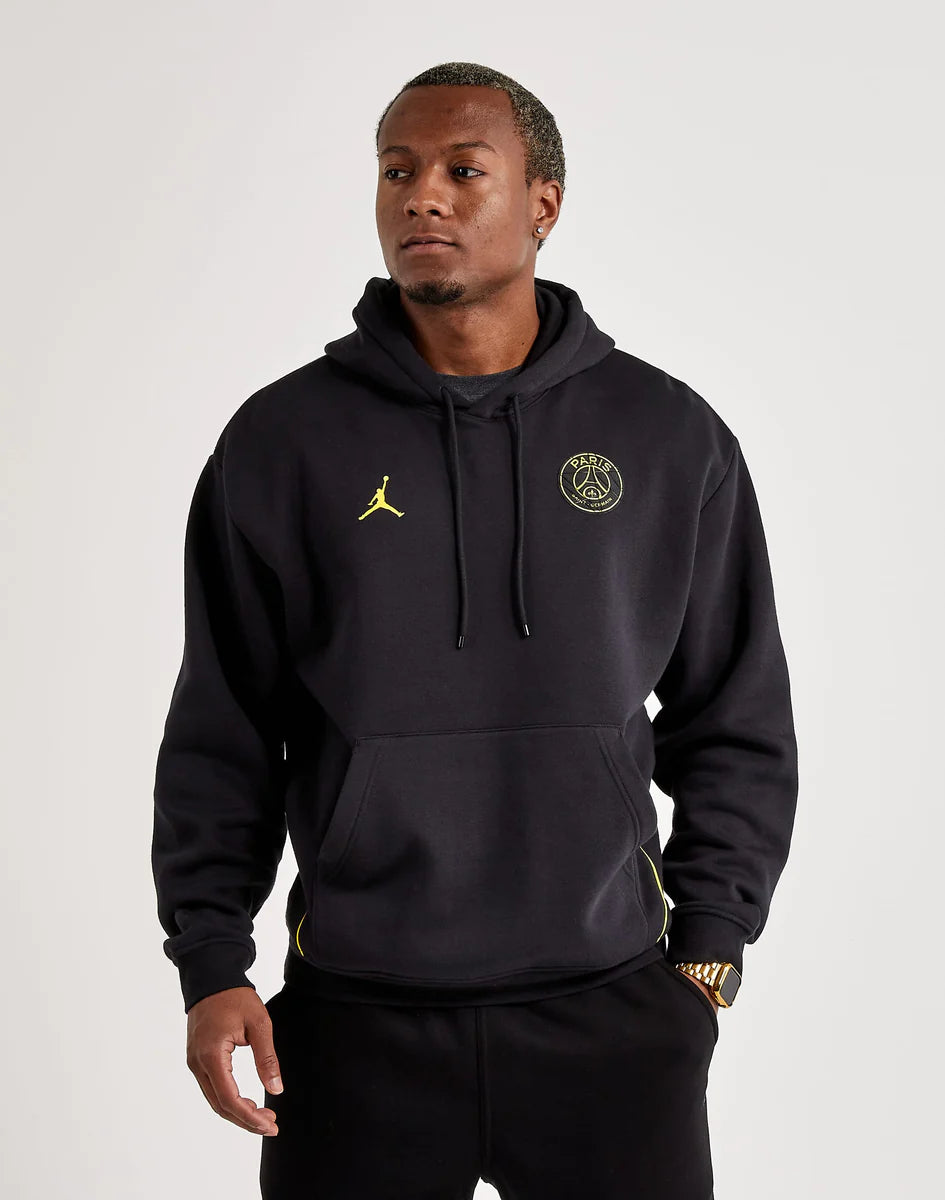 SUDADERA JORDAN X PSG 2023 BLACK YELLOW