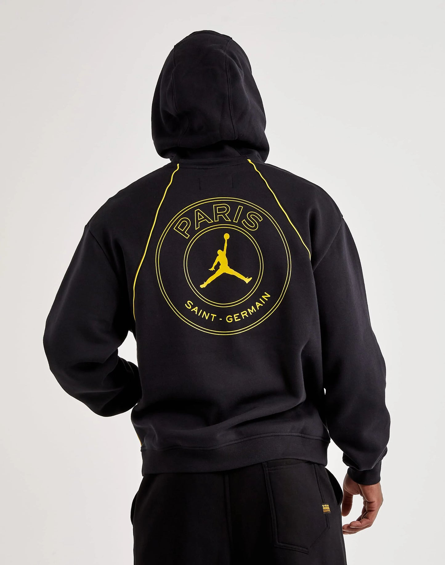 SUDADERA JORDAN X PSG 2023 BLACK YELLOW