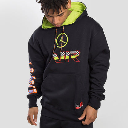 SUDADERA JORDAN SPORT DNA B/YELLOW HBR