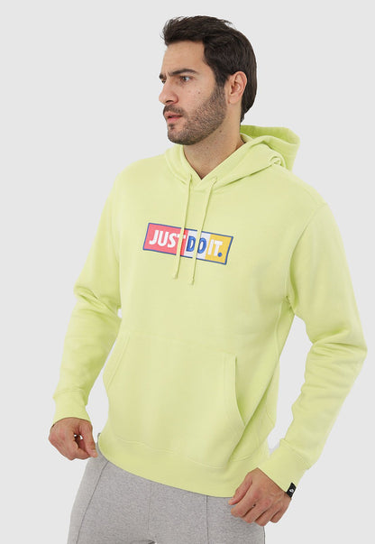 SUDADERA NIKE JUST DO IT GREEN AFELPADA