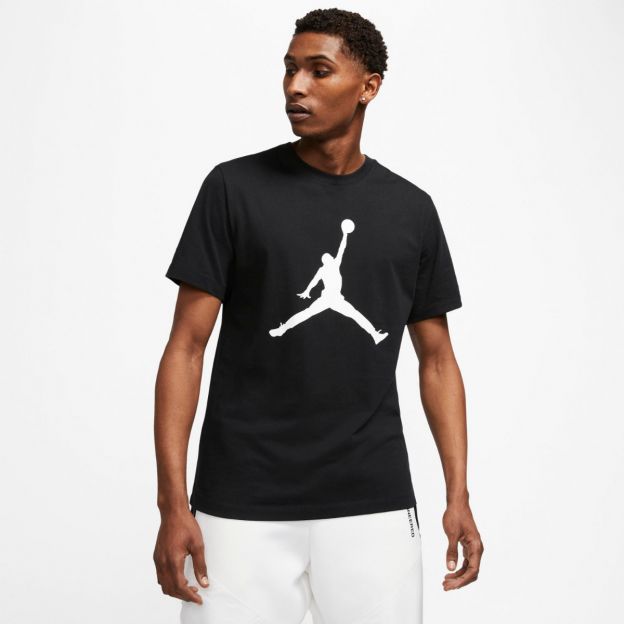 PLAYERA JORDAN JUMPMAN SPLIT BLACK MANGA CORTA