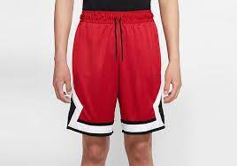 SHORT JORDAN DIAMOND GYM RED BLACK