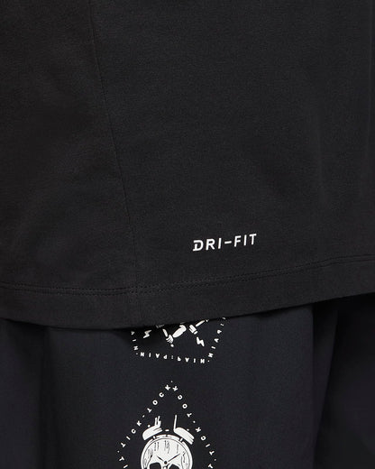 PLAYERA NIKE JUST DO IT SWOOHS BLACK DRI-FIT