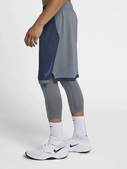 SHORT NIKE DRIVE DRI-FIT BLUE GREY BASKETBALL