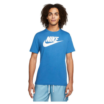 PLAYERA NIKE COTTON TEE BLUE NIKE LOGO