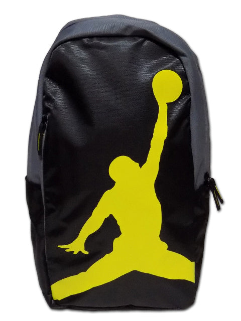 MOCHILA JORDAN JUMPMAN BAGPACK BLACK YELLOW ESP LAPTOP 14"