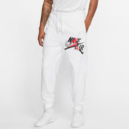 PANTS JORDAN JUMPMAN CLASSICS FLEECE WHITE