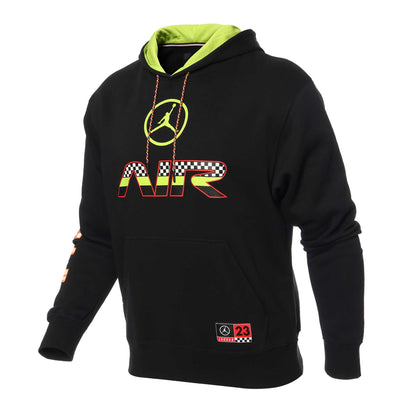 SUDADERA JORDAN SPORT DNA B/YELLOW HBR