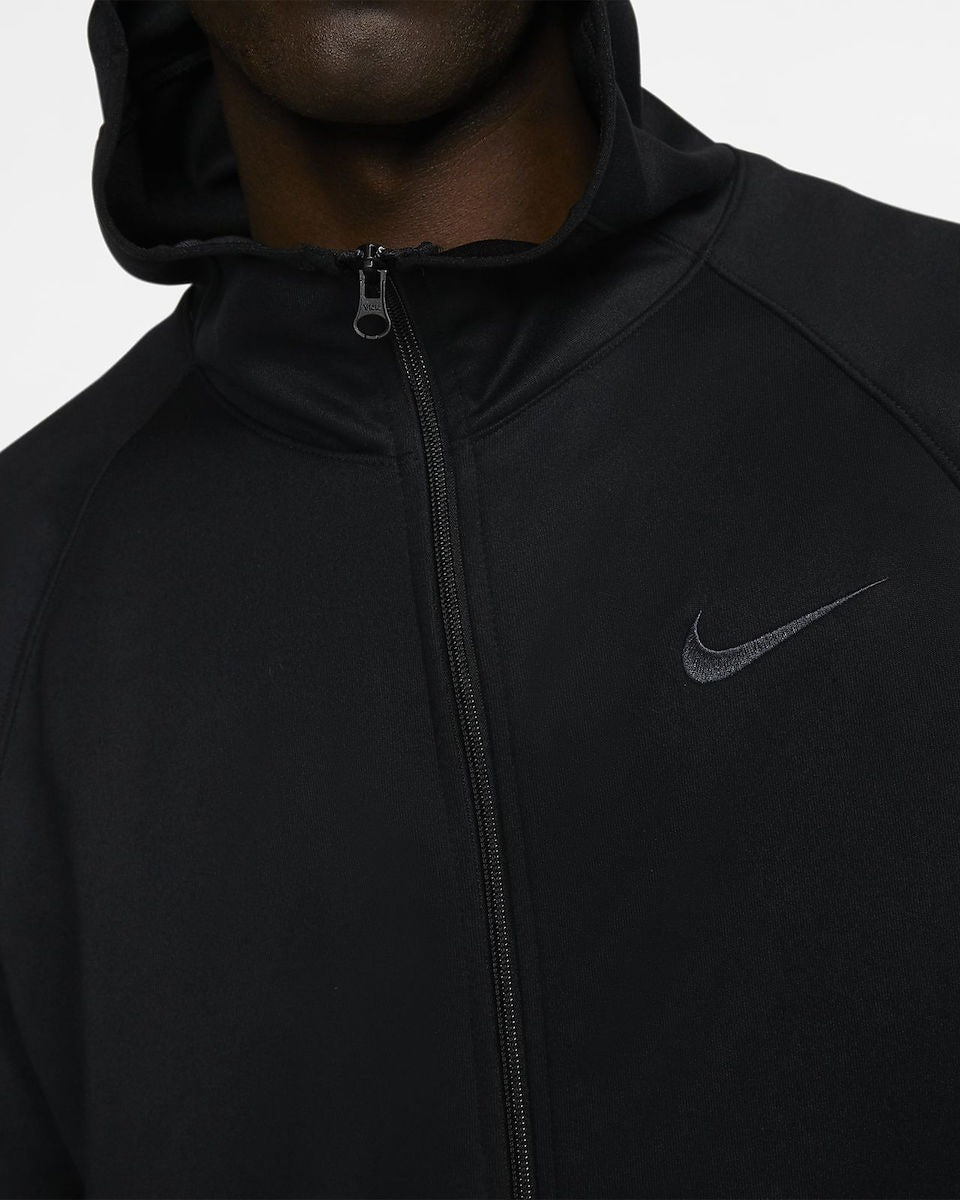 Chamarra Nike Full Zip Spotlight Black Dri-fit Likra AMPLIA